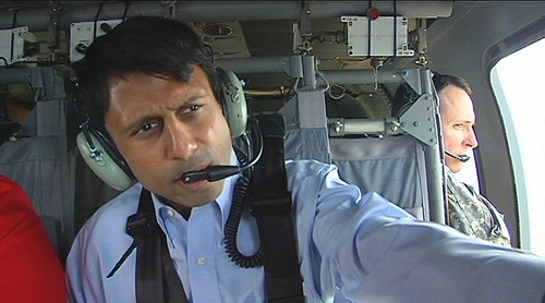 Jindal in the Black Hawk