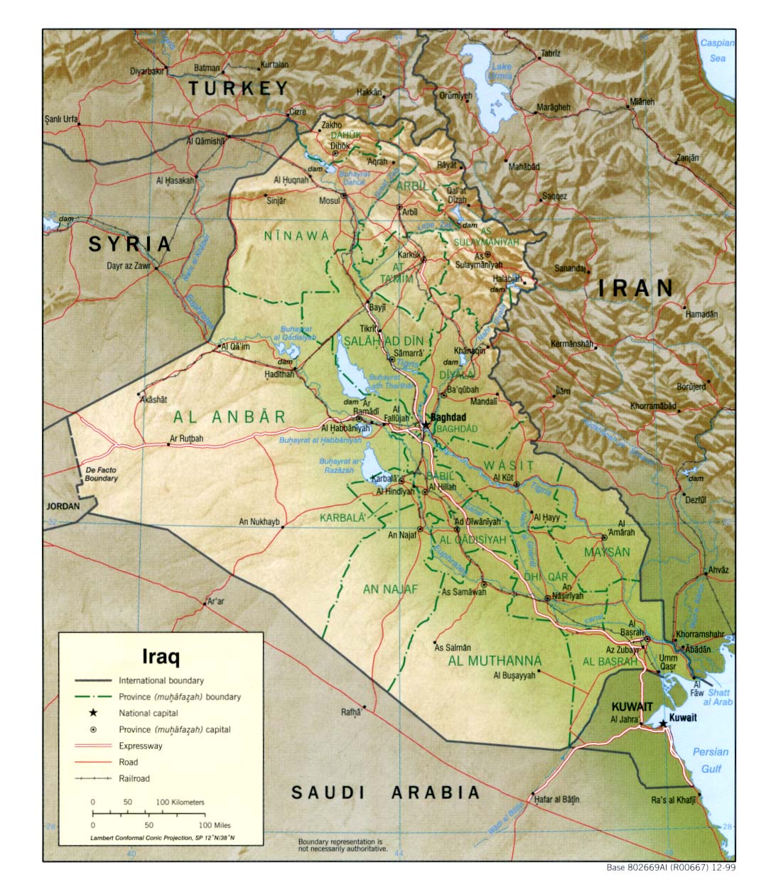 Iraq Map 1999